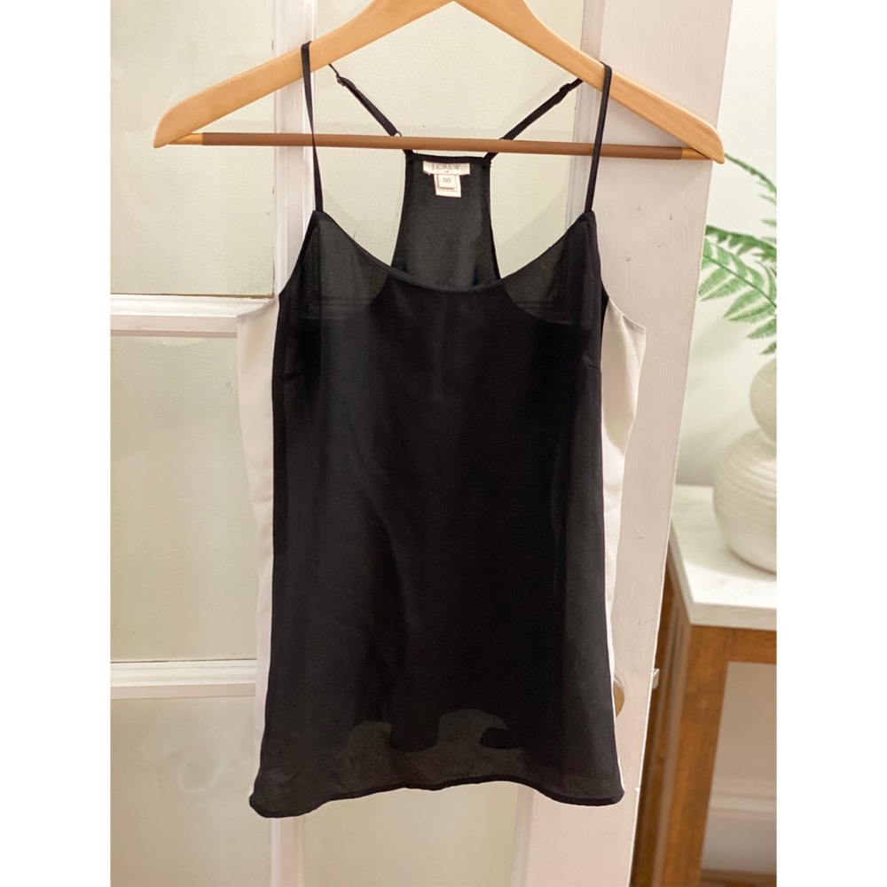 J.crew racerback blouse
